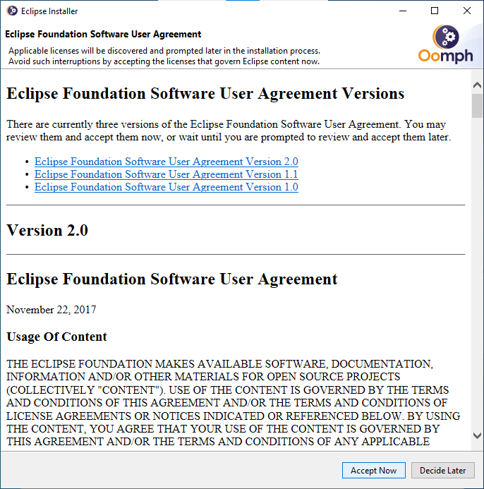 Java IDE installation for windows