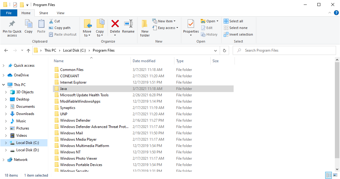 Java Install - Windows