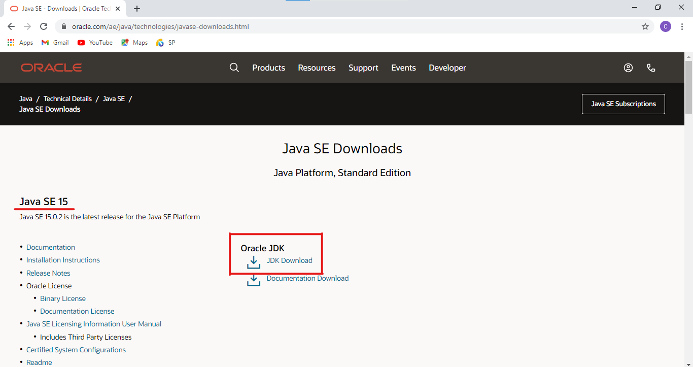 Java Install - Oracle