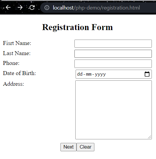 PHP - Form