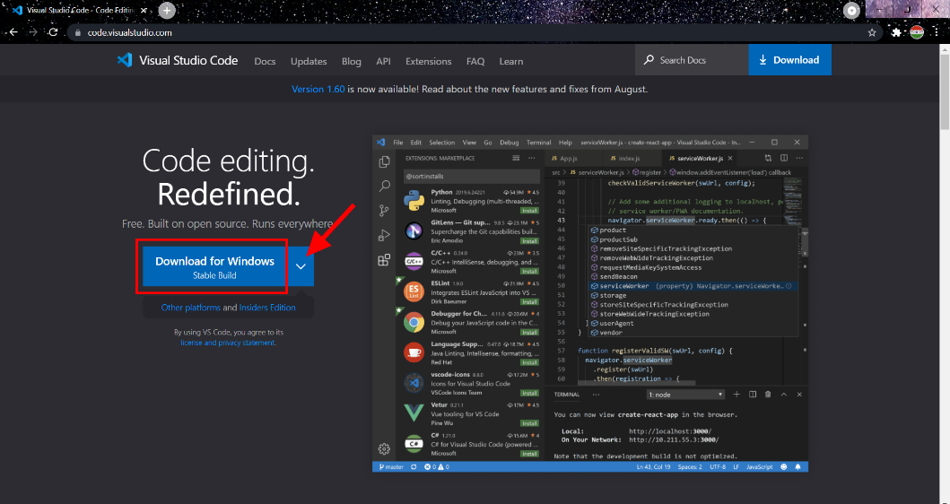 IDE Installation for PHP - Step 2