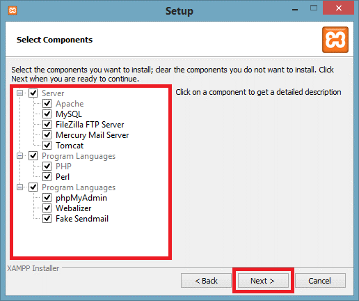 How to install XAMPP Step 3