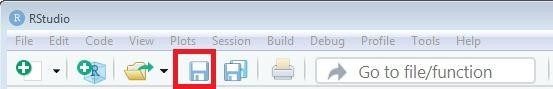 How to save R Script?
