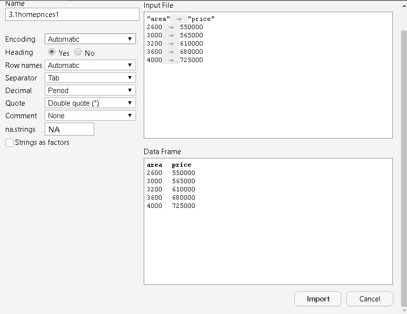 How to import data in R?