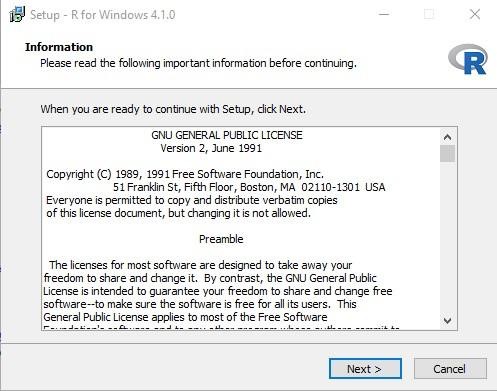 R Installation for Windows