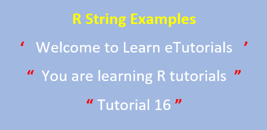 R String