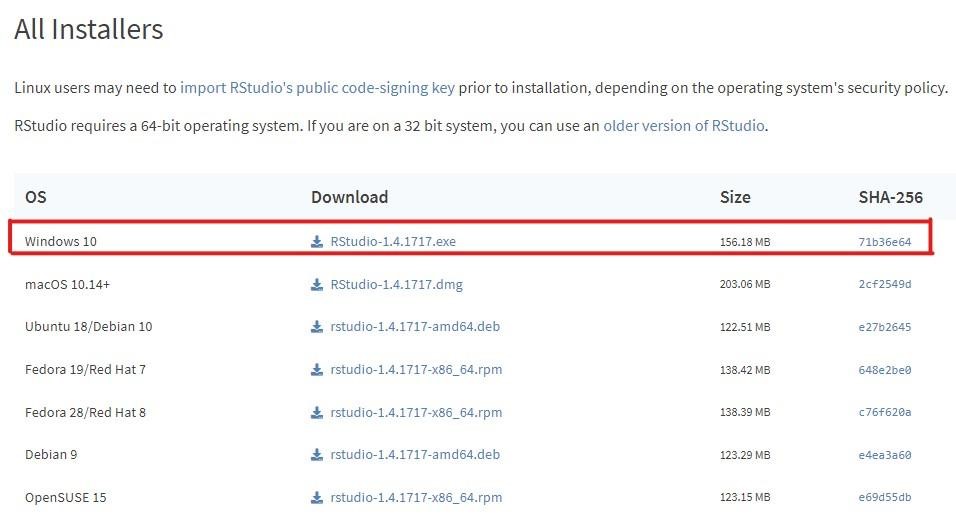 R STUDIO INSTALLATION FOR WINDOWS